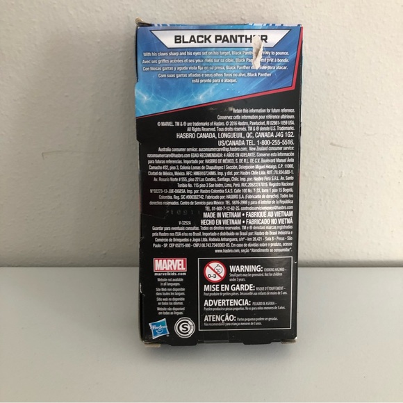 Marvel Black Panther Action Figure By Hasbro, 6 Inches Tall New In Box - Picture 2 of 4